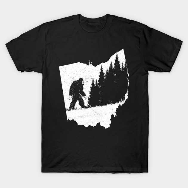 Ohio Bigfoot T-Shirt by Tesszero